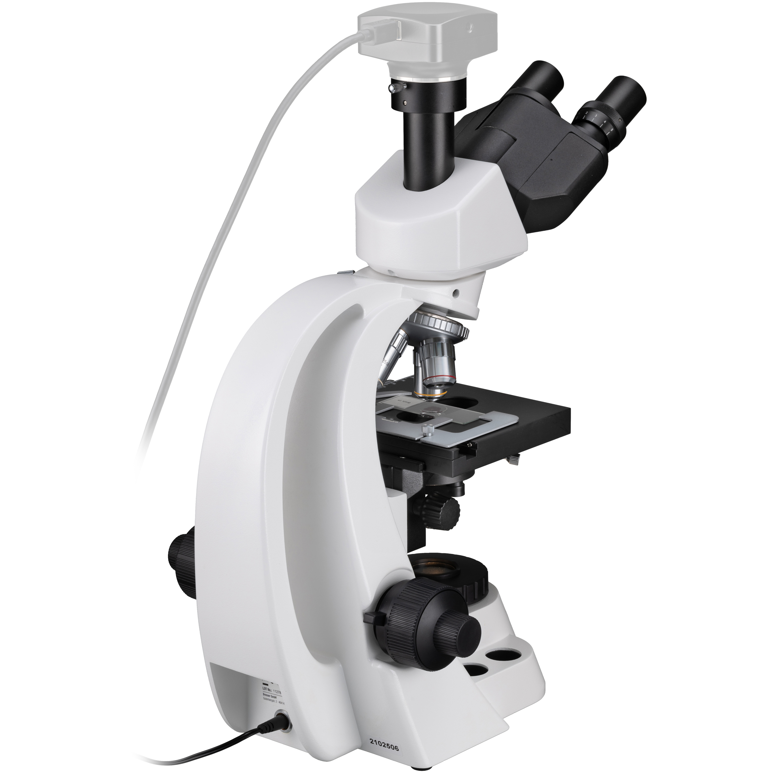 BRESSER Bioscience 40-1000x Trinocular Microscopio