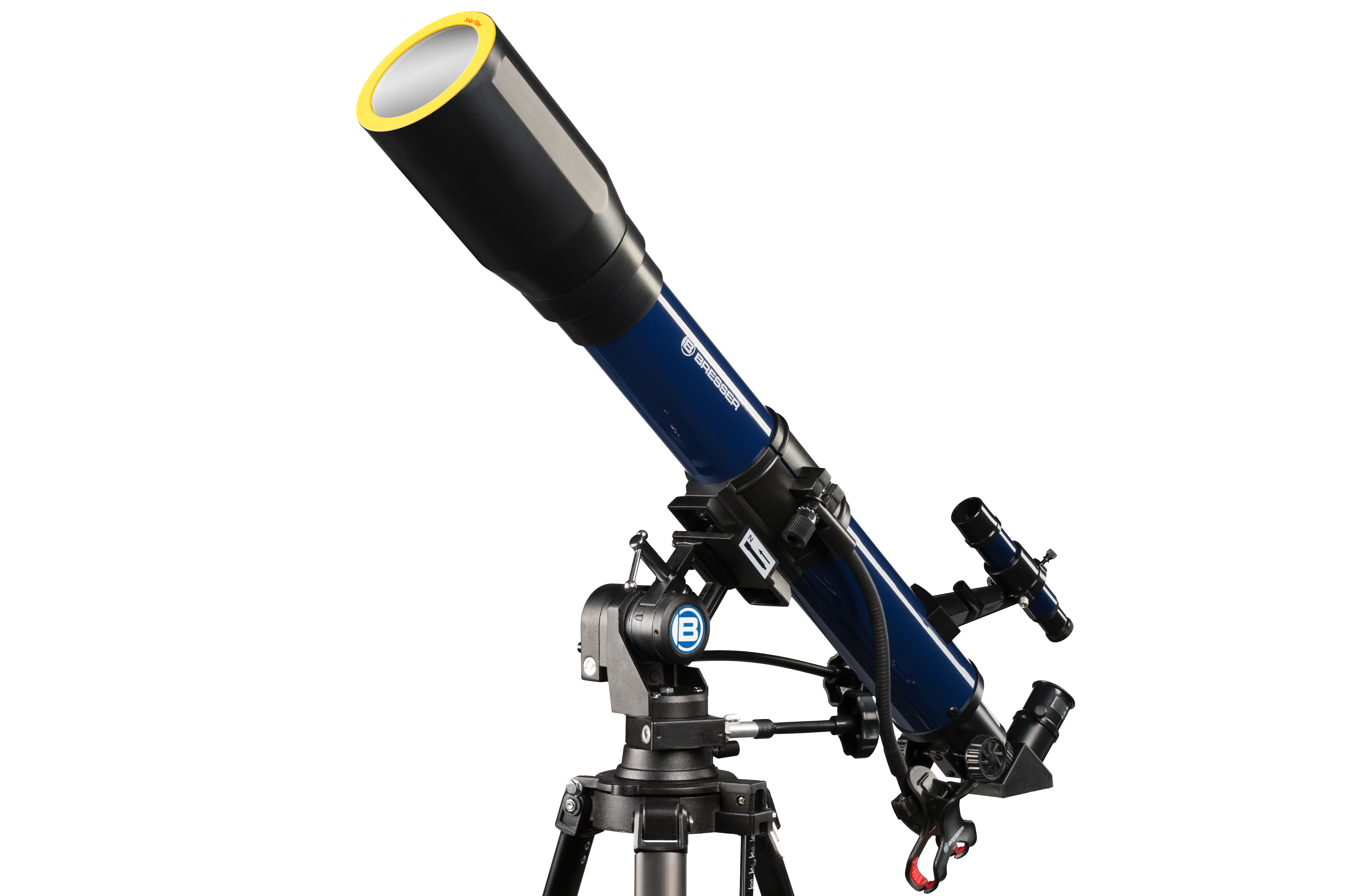 Telescopio refractor SKYLUX 70/700mm con soporte para smartphone y filtro solar