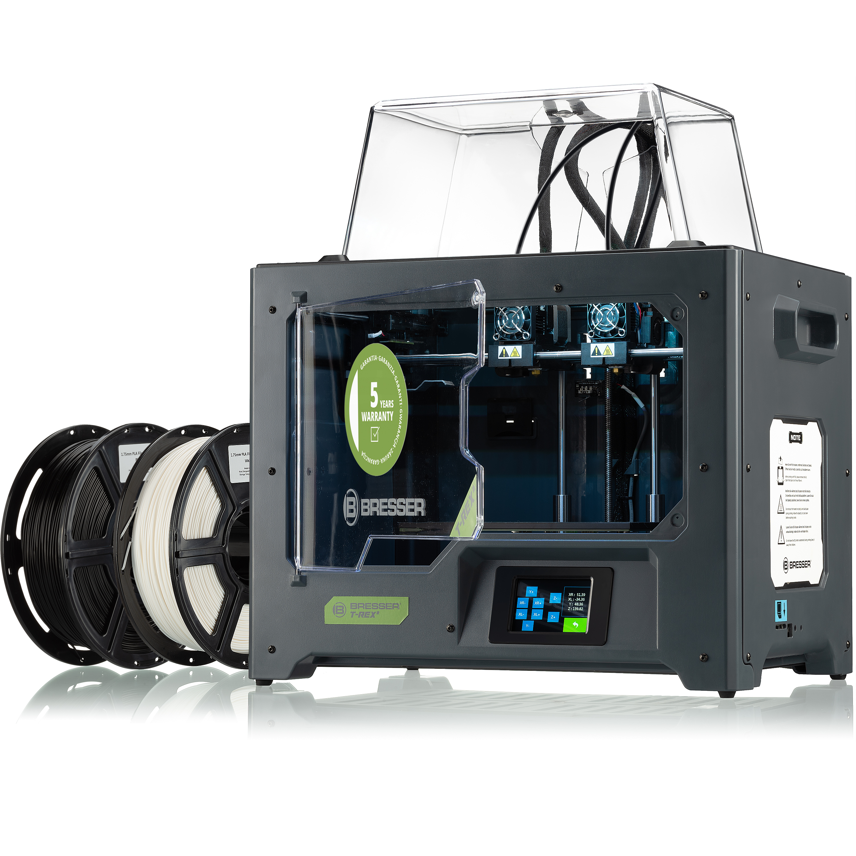Impresora 3D BRESSER T-REX² con 2 extrusores