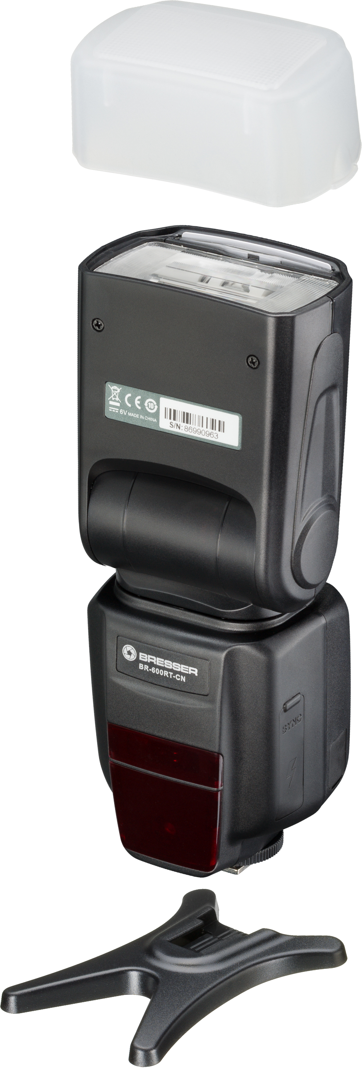 Flash compacto BRESSER BR-600RT-CN para Cámaras de Canon y Nikon