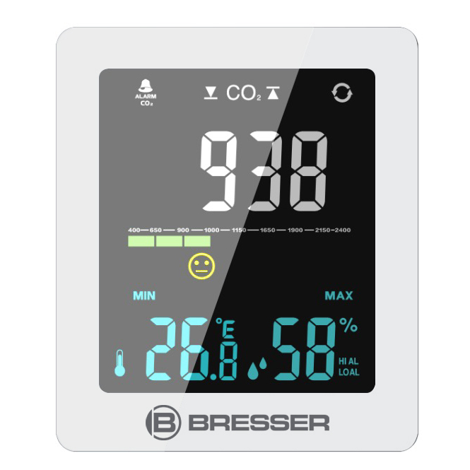 Monitor de calidad del aire BRESSER CO² Smile