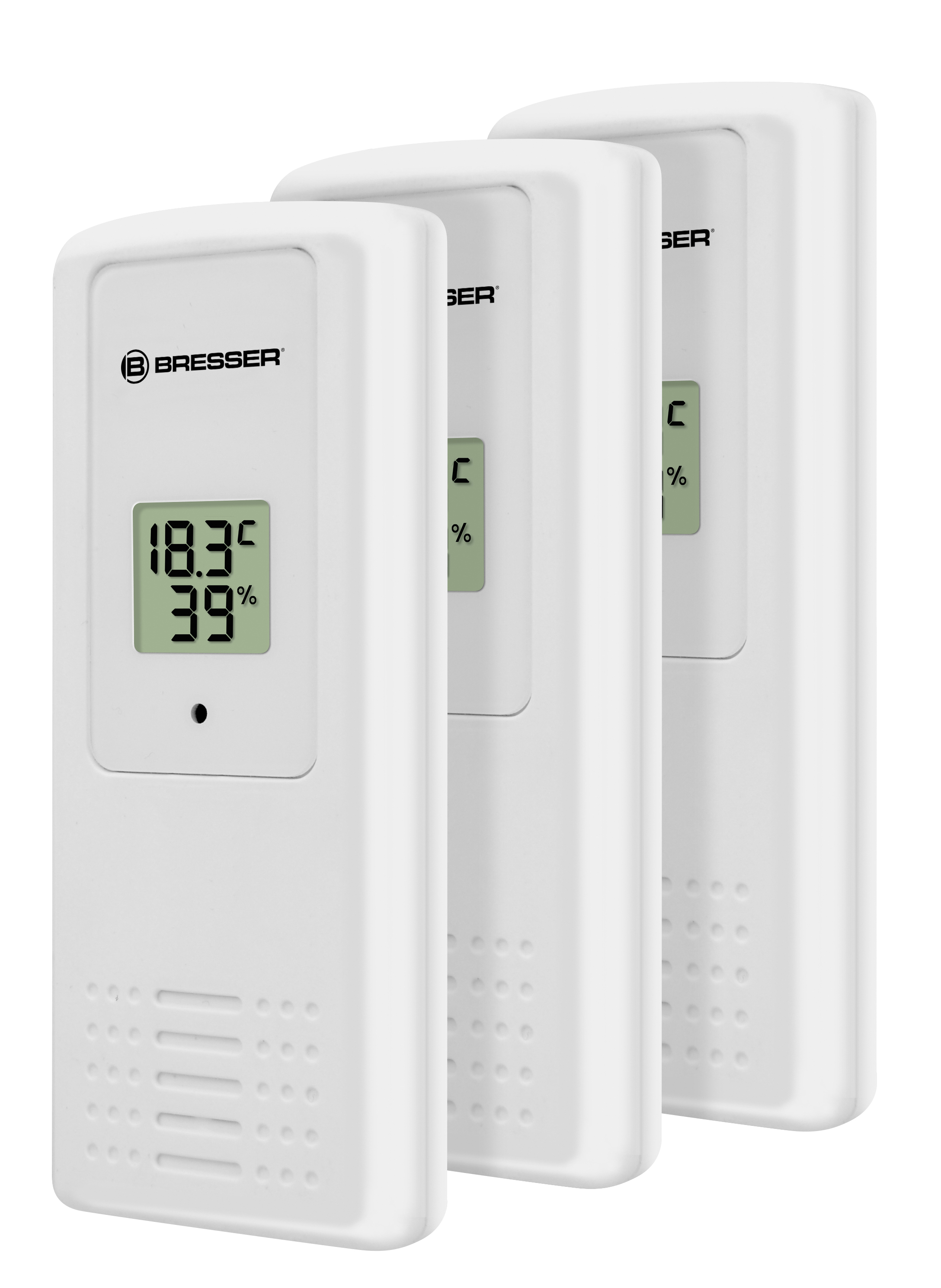 Termómetro e Higrómetro digital BRESSER ClimaTrend Hygro Quadro DLX para 4 Puntos de Medición