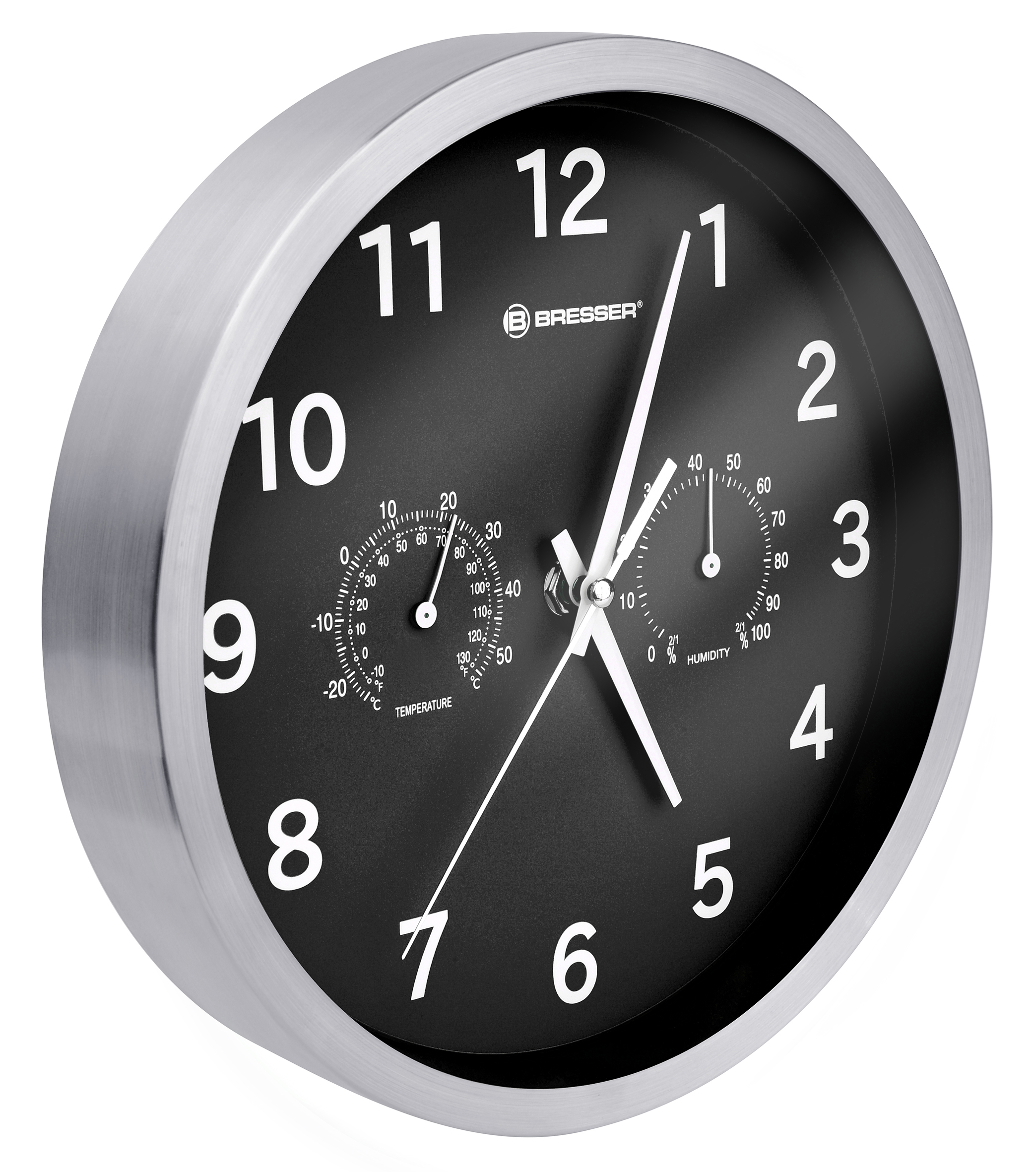 BRESSER MyTime DCF Reloj de pared Termo-/ Higro- 25cm