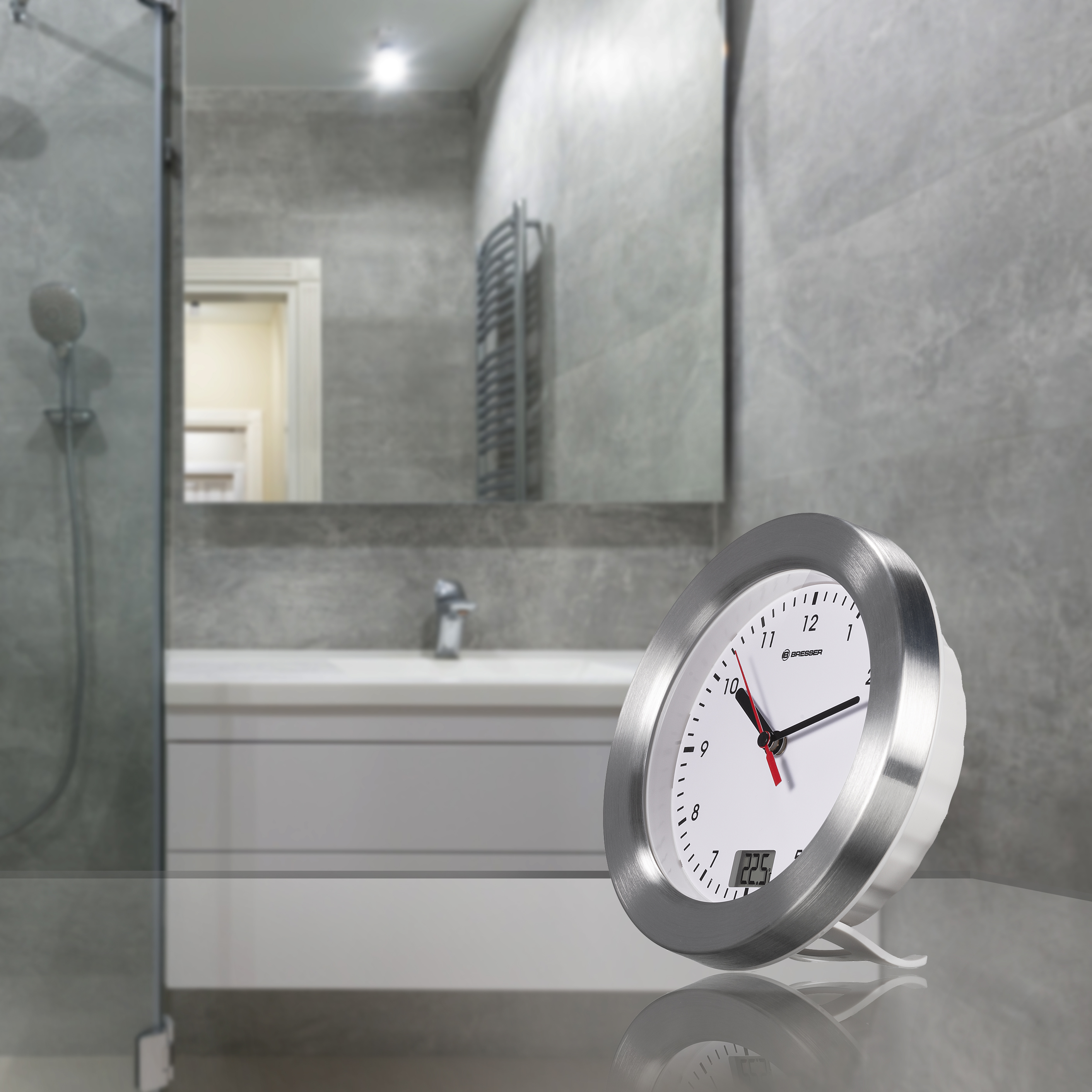 BRESSER MyTime Bath Reloj de Baño - color blanco
