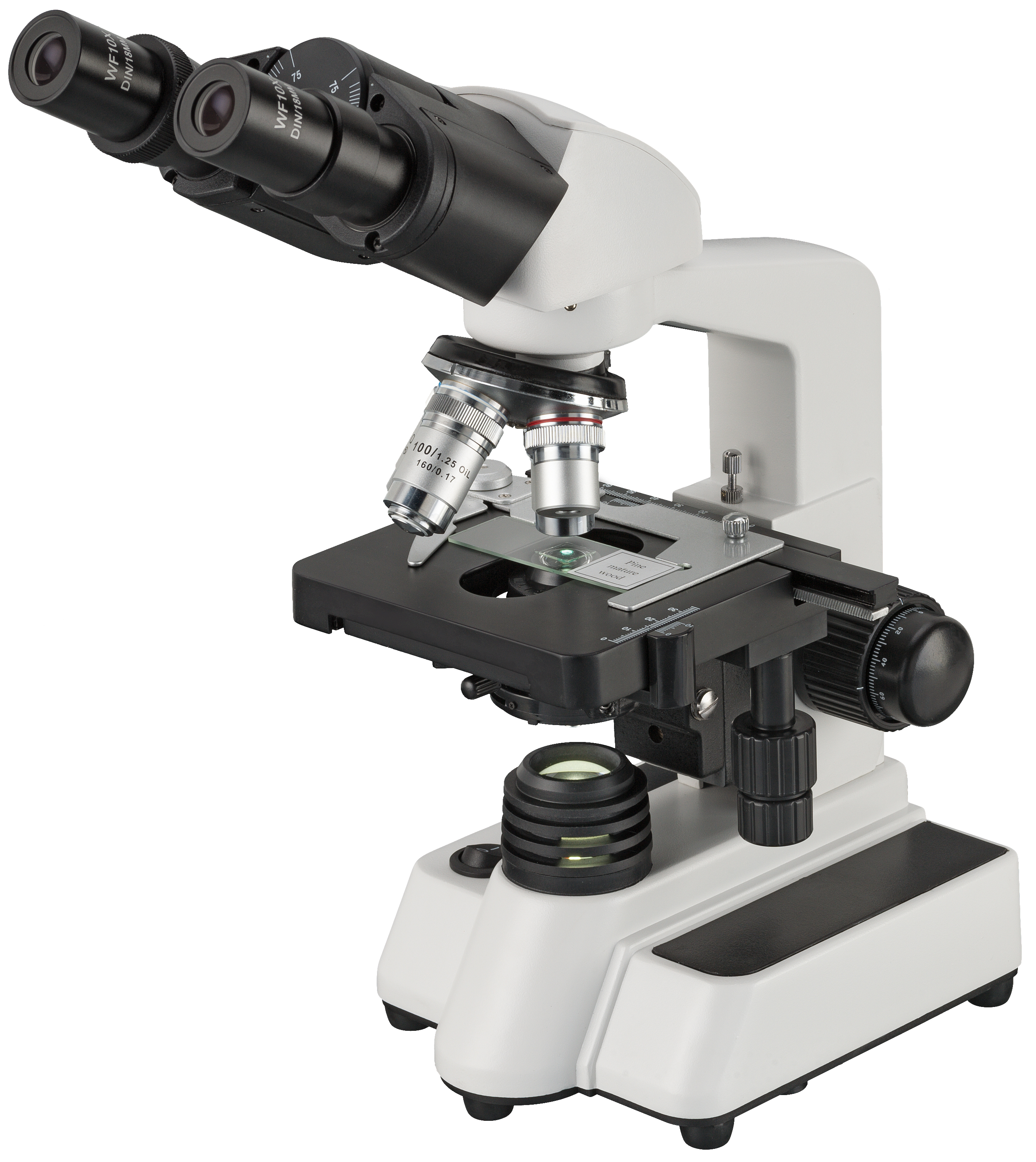 Microscopio Bino BRESSER Researcher con cámara y muestras permanentes
